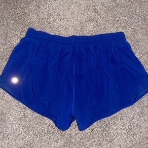 Lululemon Hotty Hot Short - Size 10 2.5” - Royal Blue